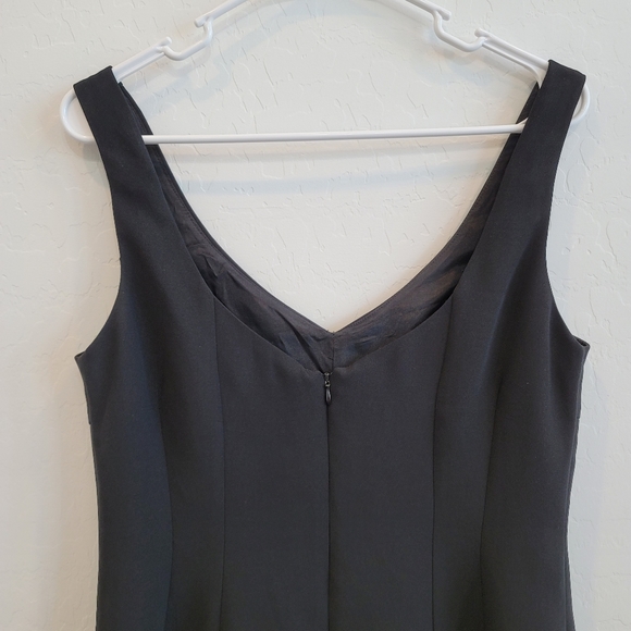 S.L. Fashions Black Sleeveless Dress Size 10 - Picture 9 of 15